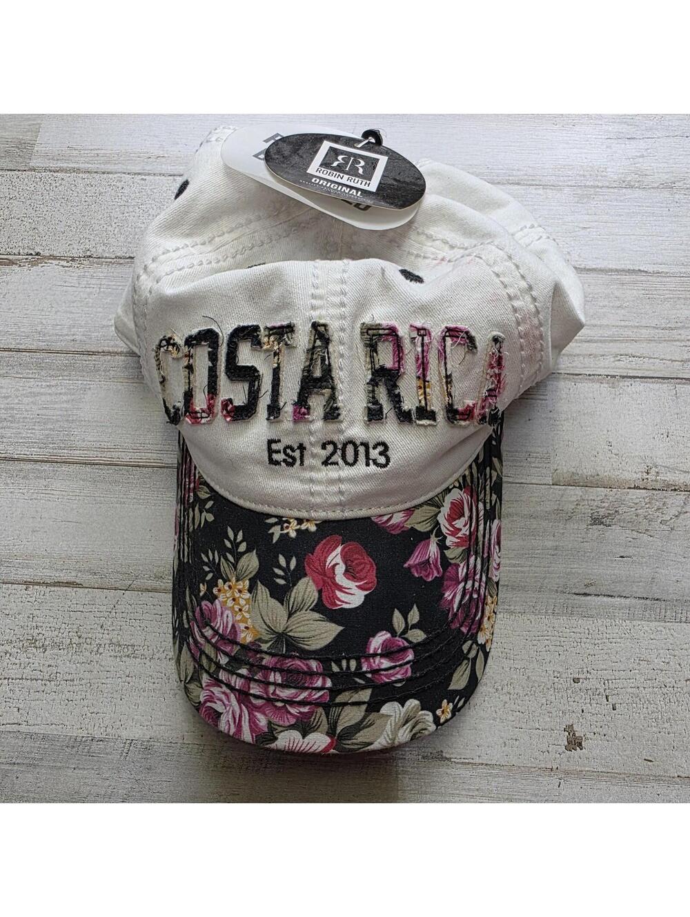 Robin Ruth Costa Rica Floral Adjustable Hat One Size NEW w/ Tags